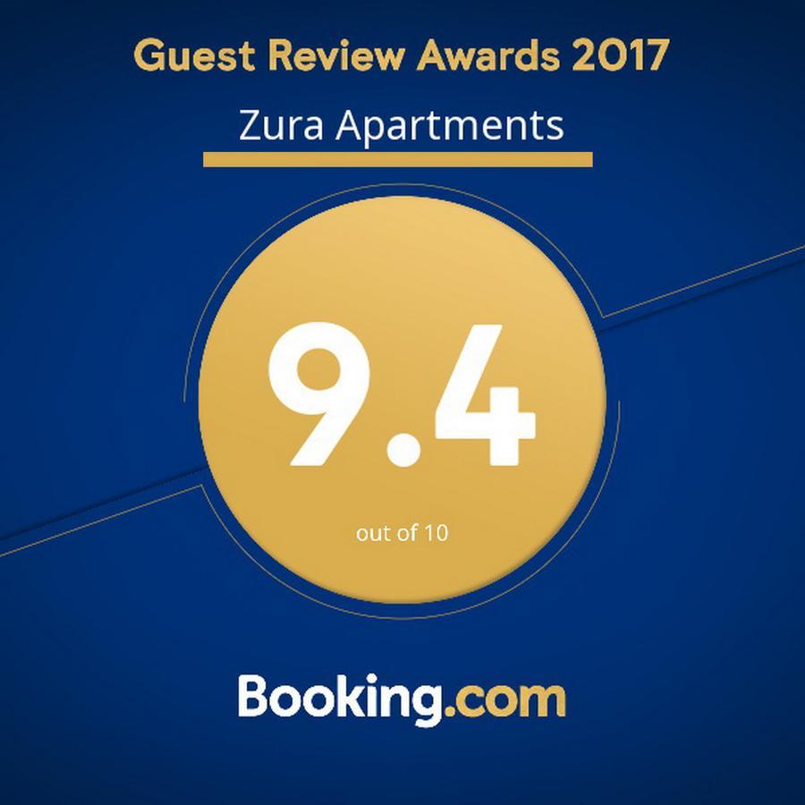 Zura Apartments Ohrid Bagian luar foto
